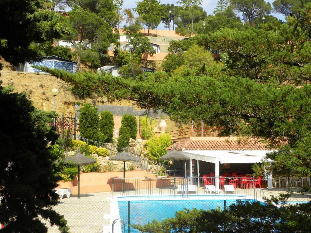 Camping Senia Cala Canyelles Lloret de Mar Exterior foto
