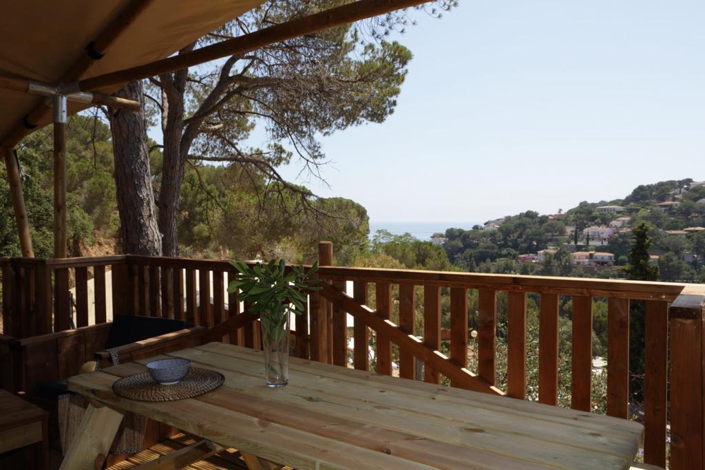 Camping Senia Cala Canyelles Lloret de Mar Exterior foto