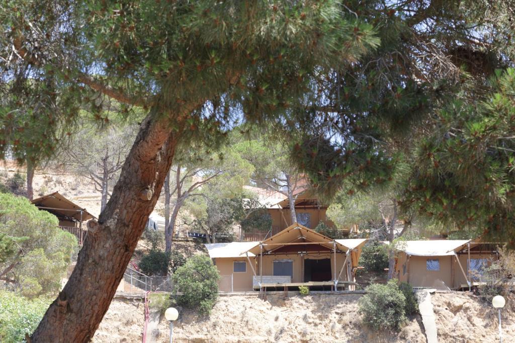 Camping Senia Cala Canyelles Lloret de Mar Exterior foto