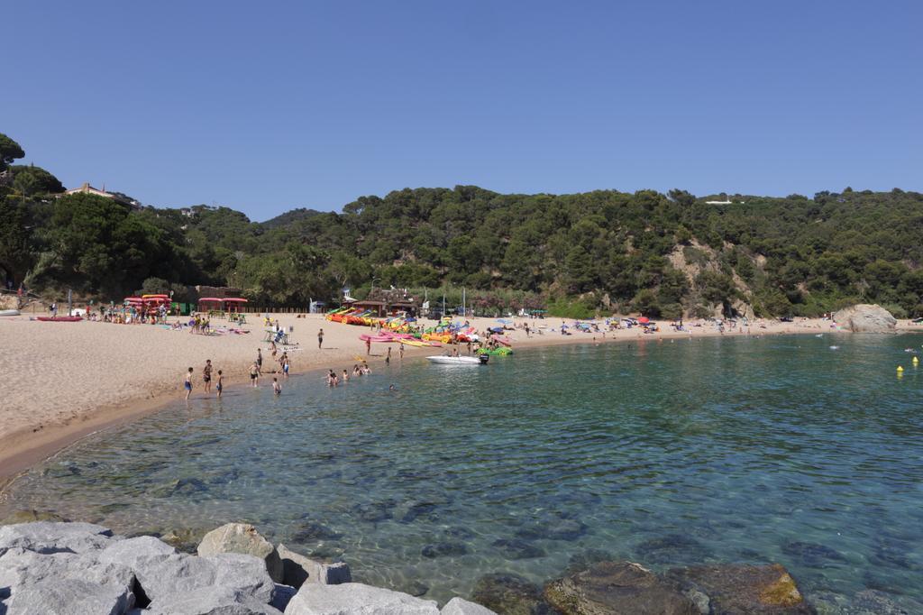 Camping Senia Cala Canyelles Lloret de Mar Exterior foto