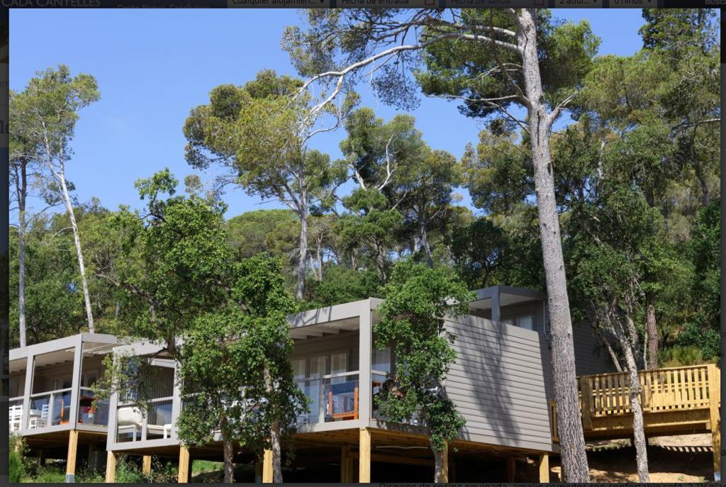 Camping Senia Cala Canyelles Lloret de Mar Exterior foto